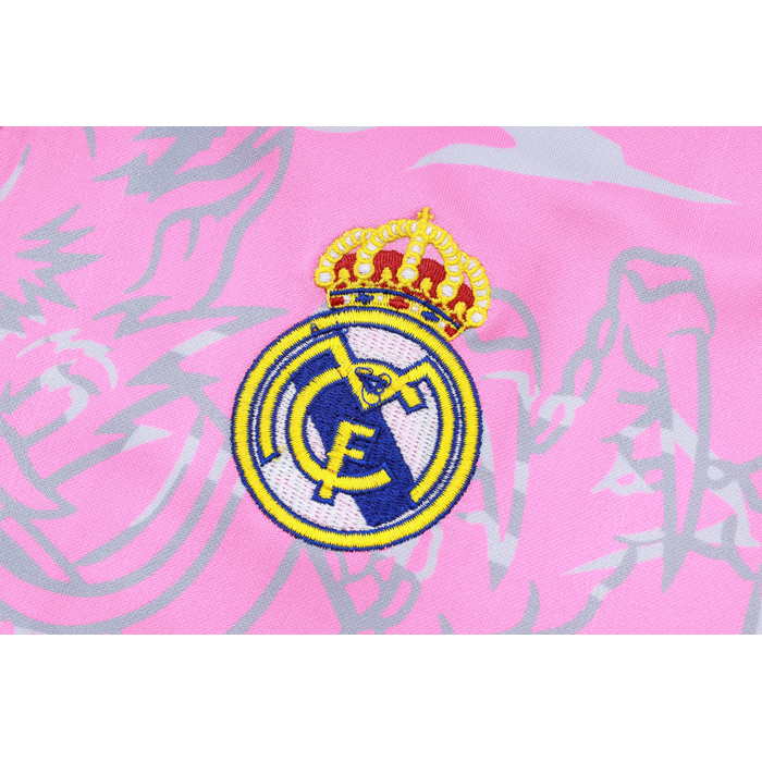 Chandal de Sudadera del Real Madrid Nino 23-24 Rosa - Haga un click en la imagen para cerrar